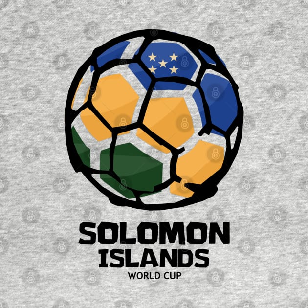 Solomon Islands Football Country Flag by KewaleeTee